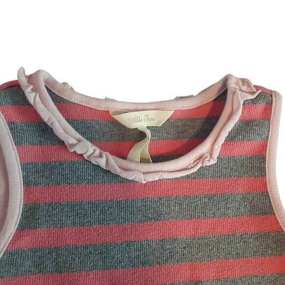 Matilda Jane Arcade Cookie Tank Tops 3pc Lot Ruffle Girls 4T Travel Log Shirt - Picture 10 of 16